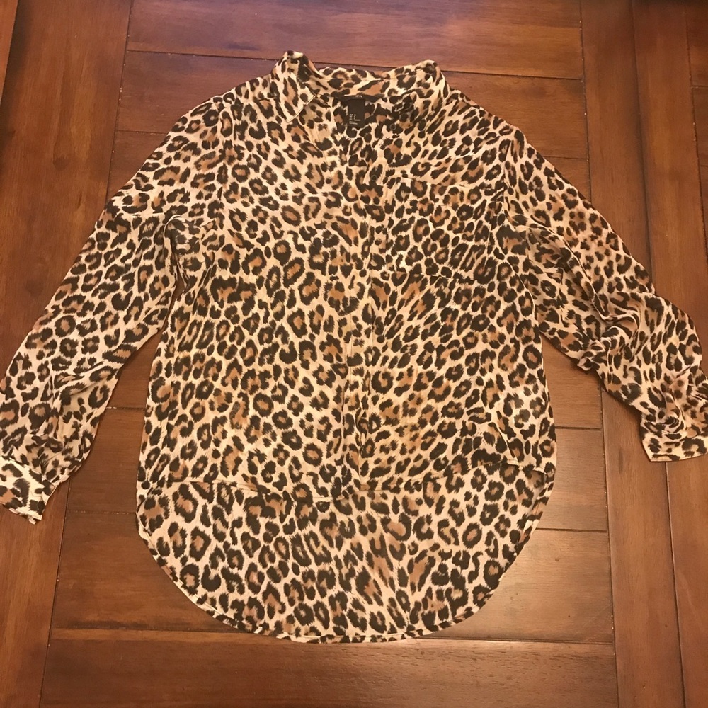 Animal Print Blouse